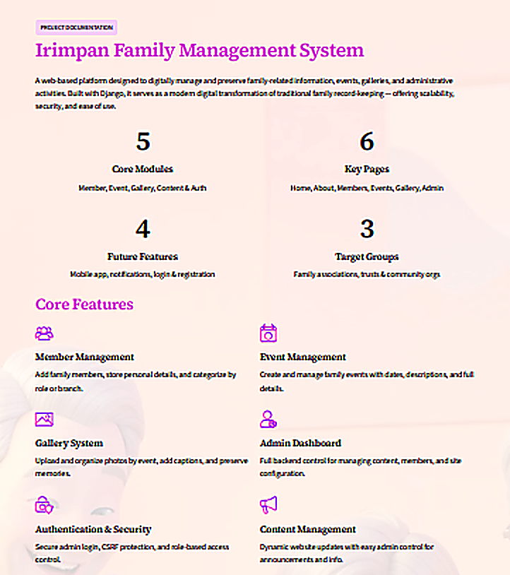 Family Notice